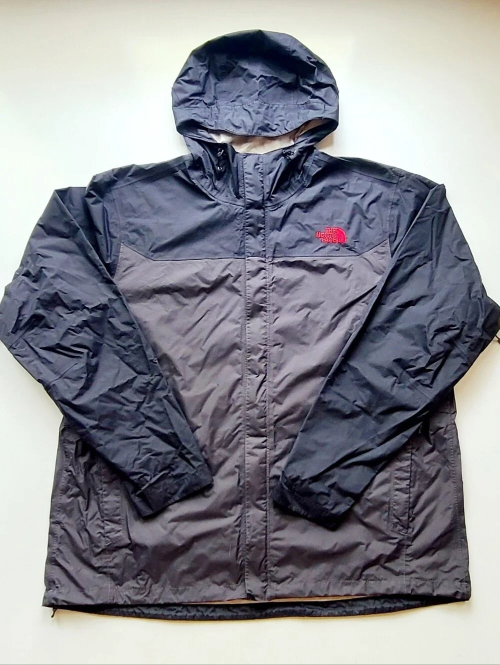 The North Face Venture 2 Jacket Rain/Wind Mens XXL Black/Charcoal